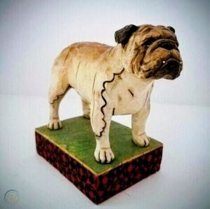 Jim Shore Heartwood Creek Figure 4009743  "Chesty" Bulldog